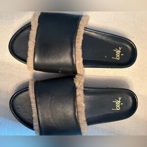 Beek Baza leather slide sandal